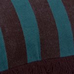 kaat amsterdam viggo red stripe square filled cushion 45cm x 45cm