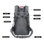 40l waterproof outdoor hiking backpack camping outdoor trekking bag(red)
