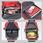 40l waterproof outdoor hiking backpack camping outdoor trekking bag(red)