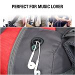 60l waterproof outdoor hiking backpack camping outdoor trekking bag(red)