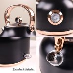 1.7l electric water kettle black