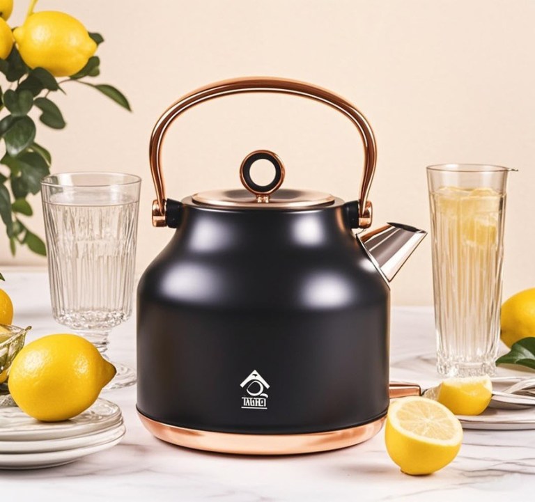 1.7l electric water kettle black