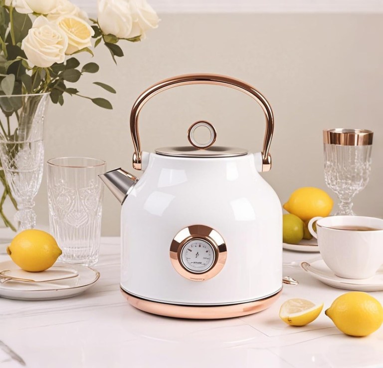 1.7l electric water kettle white