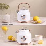 1.7l electric water kettle white