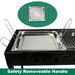 large portable charcoal outdoor bbq barbecue grill set large portable charcoal outdoor bbq barbecue grill set