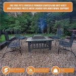 18 square metal fire pit outdoor heater" 18 square metal fire pit outdoor heater"