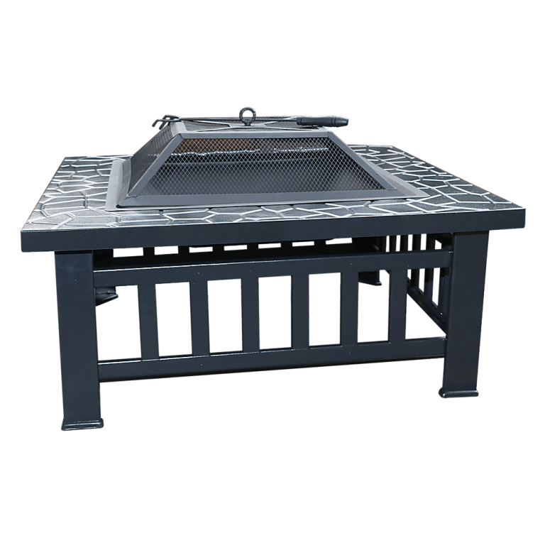 18 square metal fire pit outdoor heater" 18 square metal fire pit outdoor heater"