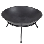 iron fire bowl traditional log fire pit outdoor heating camp site barbecue