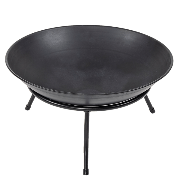 iron fire bowl traditional log fire pit outdoor heating camp site barbecue