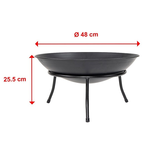 iron fire bowl traditional log fire pit outdoor heating camp site barbecue