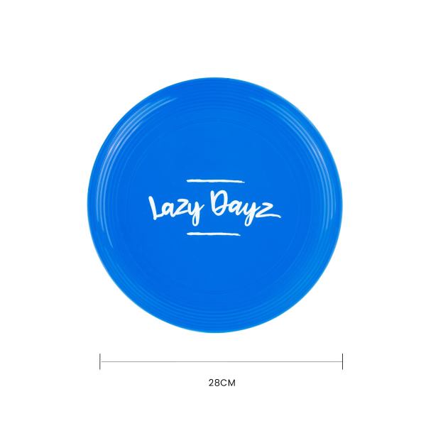 28cm lazy dayz jumbo neon beach frisbee blue 28cm lazy dayz jumbo neon beach frisbee blue
