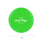 28cm lazy dayz jumbo neon beach frisbee green