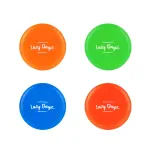 28cm lazy dayz jumbo neon beach frisbee green