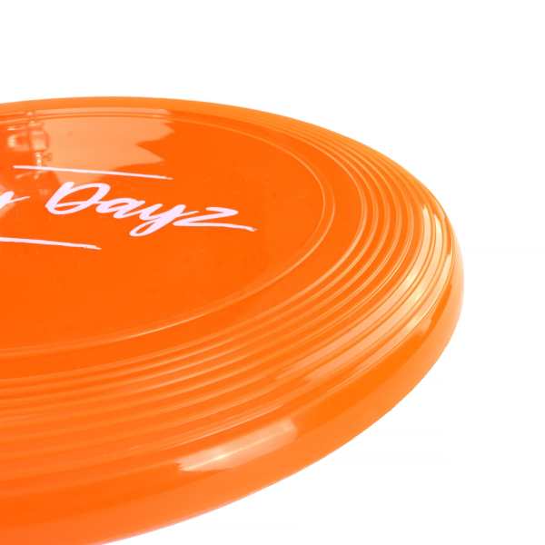 28cm lazy dayz jumbo neon beach frisbee orange