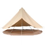 vevor canvas bell tent 4m/13.12ft 4 season camping yurt tent with stove jack vevor canvas bell tent 4m/13.12ft 4 season camping yurt tent with stove jack