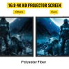 vevor tripod projector screen with stand 70 inch 16:9 4k hd projection screen stand wrinkle free height adjustable portable screen for projector indoor & outdoor for movie, home cinema, gaming, office vevor tripod projector screen with stand 70 inch 16:9 4k hd projection screen stand wrinkle free height adjustable portable screen for projector indoor & outdoor for movie, home cinema, gaming, office
