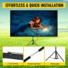 vevor tripod projector screen with stand 70 inch 16:9 4k hd projection screen stand wrinkle free height adjustable portable screen for projector indoor & outdoor for movie, home cinema, gaming, office vevor tripod projector screen with stand 70 inch 16:9 4k hd projection screen stand wrinkle free height adjustable portable screen for projector indoor & outdoor for movie, home cinema, gaming, office