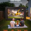 vevor 16 ft inflatable movie screen 16:9 600d movie projector with portable bag vevor 16 ft inflatable movie screen 16:9 600d movie projector with portable bag