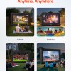 vevor 16 ft inflatable movie screen 16:9 600d movie projector with portable bag vevor 16 ft inflatable movie screen 16:9 600d movie projector with portable bag