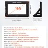 vevor 16 ft inflatable movie screen 16:9 600d movie projector with portable bag vevor 16 ft inflatable movie screen 16:9 600d movie projector with portable bag