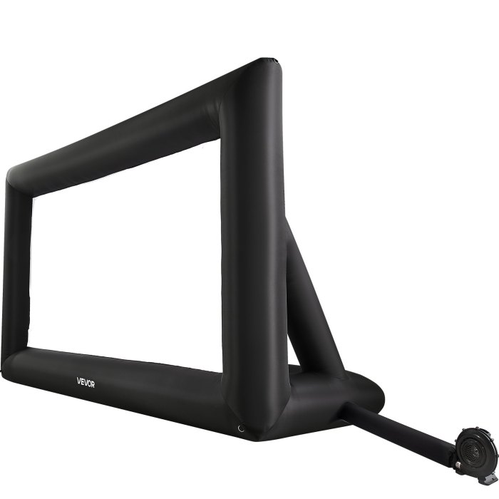vevor 16 ft inflatable movie screen 16:9 600d movie projector with portable bag vevor 16 ft inflatable movie screen 16:9 600d movie projector with portable bag