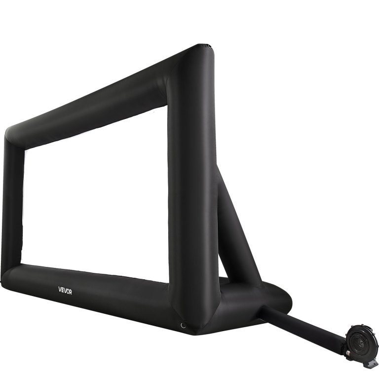 vevor 16 ft inflatable movie screen 16:9 600d movie projector with portable bag