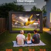 vevor 20 ft inflatable movie screen 16:9 600d movie projector with portable bag