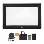 vevor 20 ft inflatable movie screen 16:9 600d movie projector with portable bag