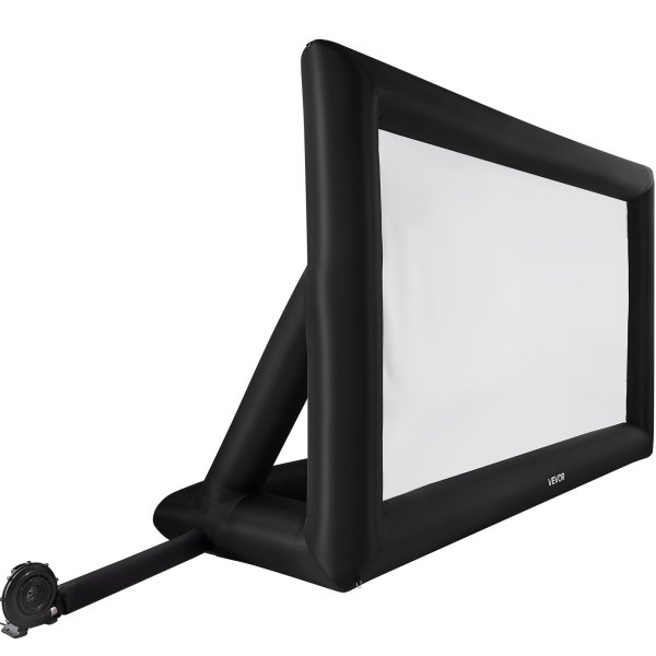 vevor 20 ft inflatable movie screen 16:9 600d movie projector with portable bag