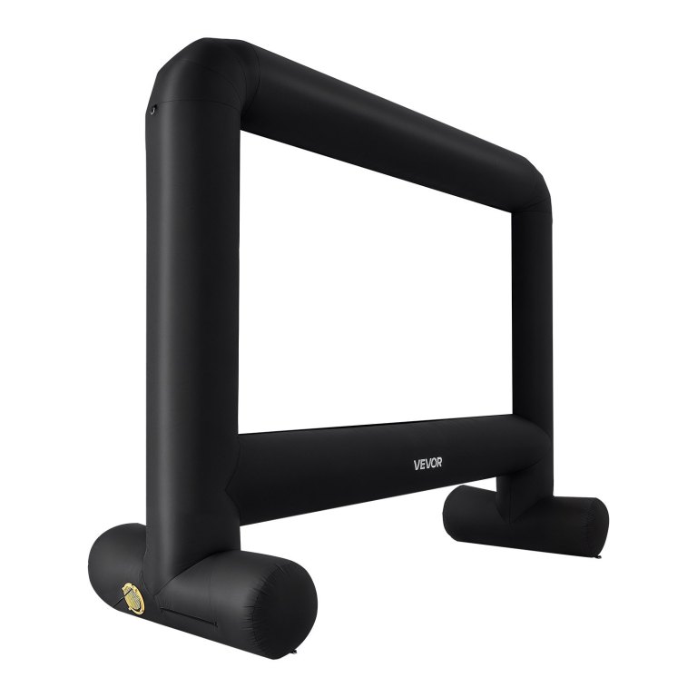 vevor 15 ft inflatable movie screen 16:9 600d movie projector with portable bag