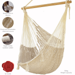 mayan legacy extra large outdoor cotton mexican hammock chair in cream colour mayan legacy extra large outdoor cotton mexican hammock chair in cream colour