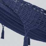 outdoor undercover cotton mayan legacy hammock with hand crocheted tassels king size blue outdoor undercover cotton mayan legacy hammock with hand crocheted tassels king size blue