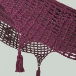 outdoor undercover cotton mayan legacy hammock with hand crocheted tassels king size maroon outdoor undercover cotton mayan legacy hammock with hand crocheted tassels king size maroon
