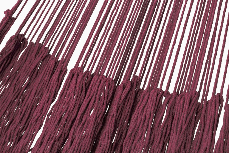outdoor undercover cotton mayan legacy hammock with hand crocheted tassels king size maroon outdoor undercover cotton mayan legacy hammock with hand crocheted tassels king size maroon