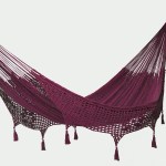 outdoor undercover cotton mayan legacy hammock with hand crocheted tassels queen size maroon outdoor undercover cotton mayan legacy hammock with hand crocheted tassels queen size maroon