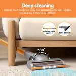devanti 300w stick vacuum cleaner cordless self standing golden devanti 300w stick vacuum cleaner cordless self standing golden