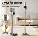 devanti 300w stick vacuum cleaner cordless self standing golden devanti 300w stick vacuum cleaner cordless self standing golden