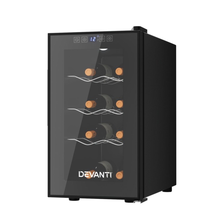 devanti wine fridge cooler 8 bottles devanti wine fridge cooler 8 bottles