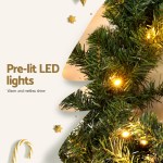 jingle jollys 20m christmas garland led lights party xmas decorations 1400 tips jingle jollys 20m christmas garland led lights party xmas decorations 1400 tips