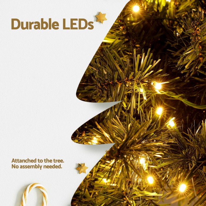 jingle jollys christmas tree 3 in 1 led xmas palm tree party decor 1.2/1.5/1.8m