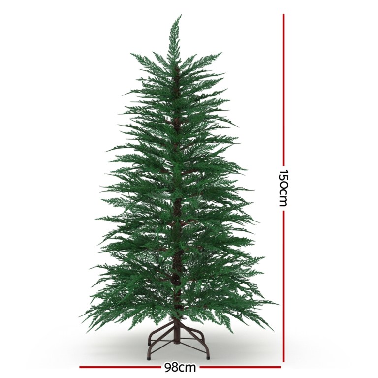 jingle jollys christmas tree 1.5m led xmas tree sparse 263 tips party decoration jingle jollys christmas tree 1.5m led xmas tree sparse 263 tips party decoration