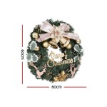 jingle jollys christmas wreath 60cm garland flowers baubles party decorations jingle jollys christmas wreath 60cm garland flowers baubles party decorations