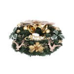 jingle jollys christmas wreath 60cm garland flowers baubles party decorations jingle jollys christmas wreath 60cm garland flowers baubles party decorations