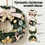 jingle jollys christmas wreath 60cm garland flowers baubles party decorations jingle jollys christmas wreath 60cm garland flowers baubles party decorations
