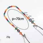 boho colorful acrylic glasses chain for women fashion resin geometric lanyard cord strap hanging chain on sunglasses accessories Boho Colorful Acrylic Glasses Chain for Women Fashion Resin Geometric Lanyard Cord Strap Hanging Chain on Sunglasses Accessories 3