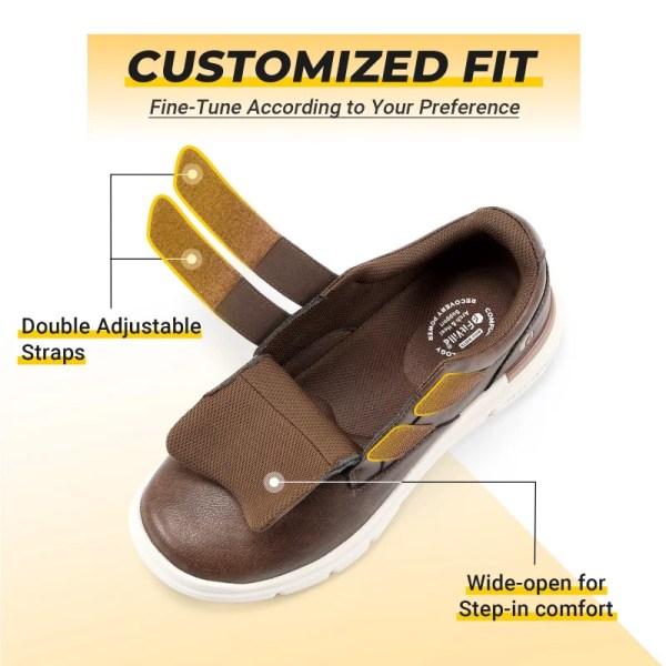 fitville men's leather shoes wide walking shoes FitVille Men's Leather Shoes Wide Walking Shoes 5