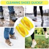 Durable Shoe Washing Machine Bag for All Shoe Types-Yellow with Blue Zipper,Ideal for Sneakers and Casual Shoes,Laundry Wash Bag 5