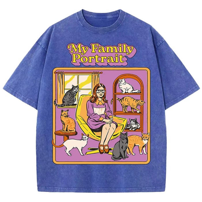 my family portrait design retro men t shirt casual loose tee shirts snow wash t shirt hip hop cotton new unisex short sleeve My Family Portrait Design Retro Men T-Shirt Casual Loose Tee Shirts Snow Wash T Shirt Hip Hop Cotton New Unisex Short Sleeve