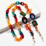 boho colorful acrylic glasses chain for women fashion resin geometric lanyard cord strap hanging chain on sunglasses accessories Boho Colorful Acrylic Glasses Chain for Women Fashion Resin Geometric Lanyard Cord Strap Hanging Chain on Sunglasses Accessories