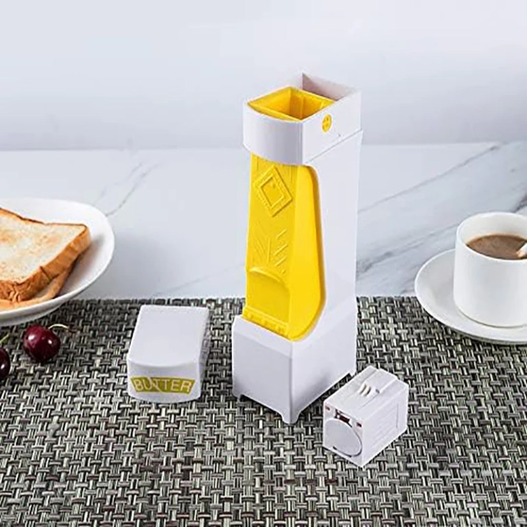 Handheld Butter Slicer Portable Butter Cutter Cheese Slicer One-Button Squeeze Dispenser Storage Box Slicer Knife Kitchen Tools 3